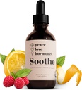 Ruhe, Liebe, Hormone. Kräuter PMS Relief und natürliche Hormon Balance für Frauen | USDA Organic Chasteberry Ergänzung für Frauen | Hormone Unterstützung, Flüssige Tropfen Periodenergänzung - 2 fl oz, 29 Servierungen