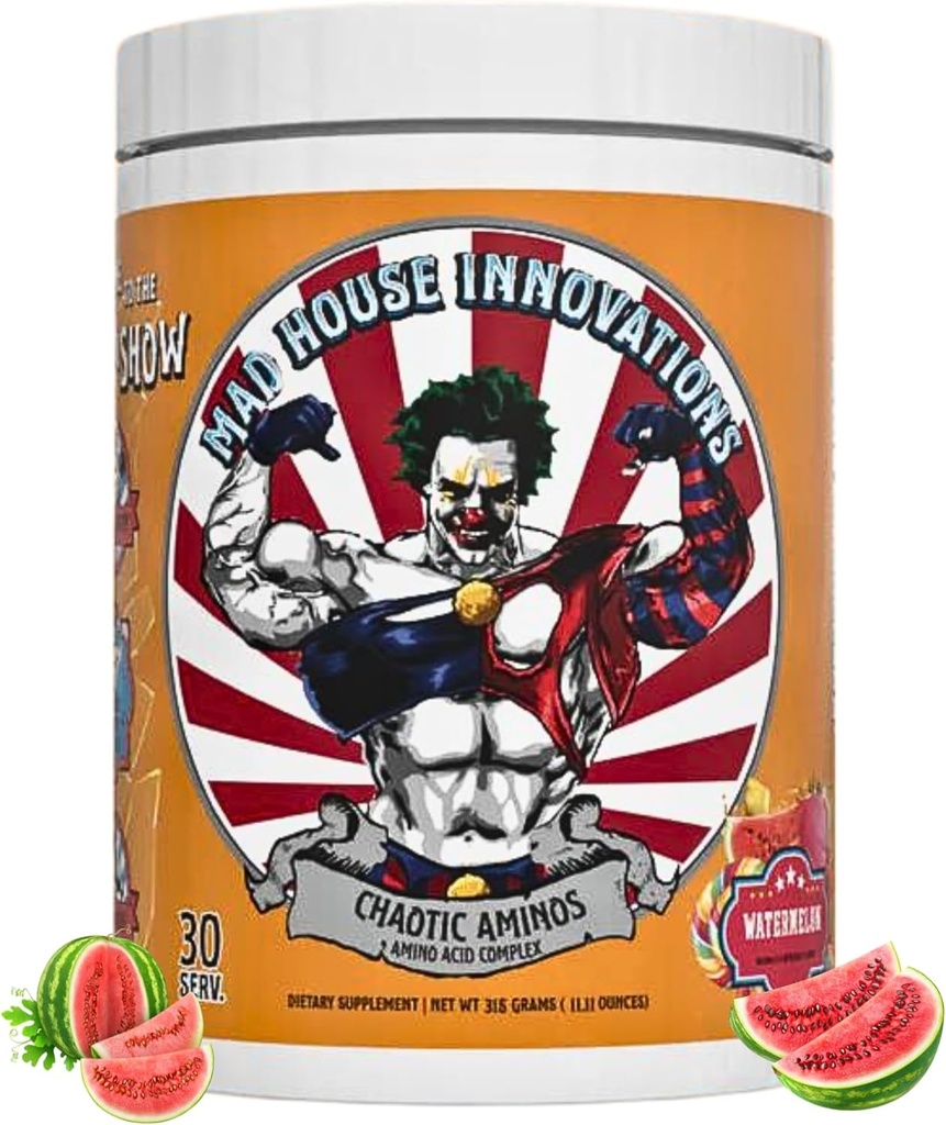 Watermelon Complete Essential Amino Acids Complex Dietary Supplement for Insane Pump 10.50G of Amino Acid, 11.11 Oz unterstützt Muskelrückgewinnung und Energieproduktion 30 Servietten