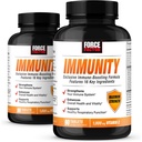 FORCE FACTOR Immunität, Immununterstützung Booster mit Elderberry und 1000mg Vitamin C, Plus Vitamin D, Zink, Probiotika, Antioxidantien und Echinacea für Immungesundheit Verteidigung, 90 Count (Pack von 2)