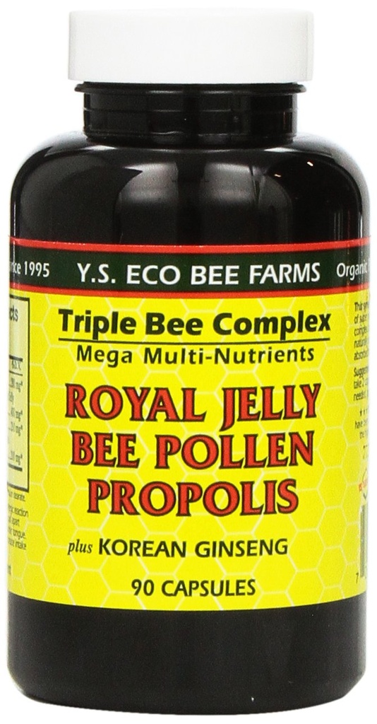 YS Organic Farms: Royal Jelly Bee Pollen Propolis mit 90 ct