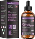 Supplément DIM avec Ashwagandha, Dong Quai, Extraits de Vitex, 200mg Diindolylméthane - Hormone Balance, Suppléments de ménopause - PMS & Antioxydant Support - Femmes et Hommes