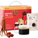 SamSiDae tonic rouge Ginseng coréen – Racines cultivées de 6 ans avec Jujube et extrait de fruits de Cornus – Supplément à base de plantes sans caféine – soutient l'énergie et la santé immunitaire – 20 trousses quotidiennes pratiques