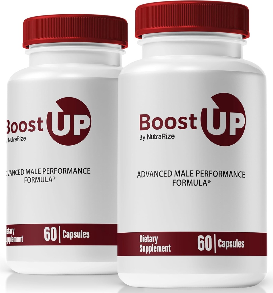 NutraRize (Pack mit 2 Boost Up Kapseln für Männer, Alle natürlichen Boost Up Pillen, Tägliche Ernährung zu unterstützen männliche Gesundheit und Wellness, Premium, Boost Ups Review (120 Kapseln)