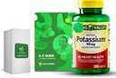 Kalium 99 mg, 250 Caplets Bundle mit exklusiven Vitaminen & Minerals A bis Z - Bessere Licht-undSpring-Führung