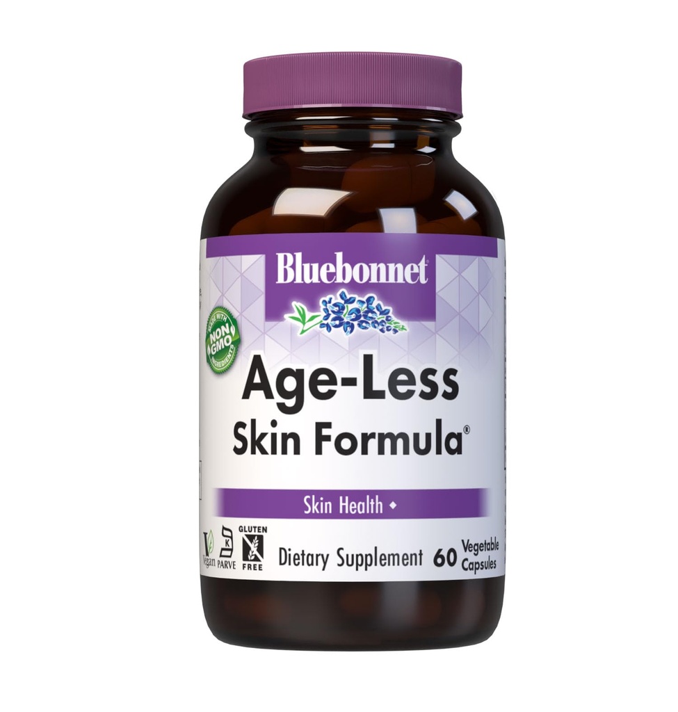BlueBonnet Formule de la peau de moins d'âge Capsules, 60 Nombre
