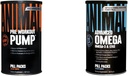 Pré-entraînement de la pompe animale 30 Comte Omega Omega 3-6 30 Day Pack