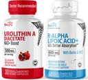 Nature's Fusions Urolithine A Diacétate 500mg & R Alpha acide lipoïque 600mg (60 Capsules) - Antioxydant / groupe énergétique