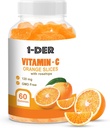 Vitamin C Gummies 120mg - Immununterstützungsergänzung | Orange Flavored Gummis | Boost Energy and Well-Being | Non-GMO, Gluten-Free Daily Health Supplements | 60 Count