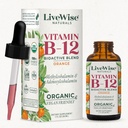 Liquid B12 Vitamine Sublingual – All-Natural Vitamine liquide Végétalienne B12 gouttes – Adénosylcobalamine non OGM Méthylcobalamine B12 Supplément – Boost Your Immune System, Métabolism, Energy and Focus!