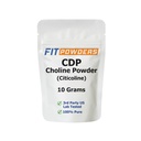Citicoline-Pulver, CDP Choline-Pulver mit Scoop, Non-GMO, Kognitive Ergänzung für Gedächtnis und Lernen (10 Gramm)