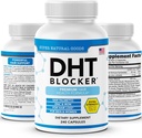 DHT Blocker - Supplément de croissance des cheveux pour la réflexion génétique pour les hommes et les femmes - Aide la perte des cheveux et stimuler la croissance folliculaire avec Saw Palmetto, Biotin et Fer - Suppléments de croissance folliculaire Pills