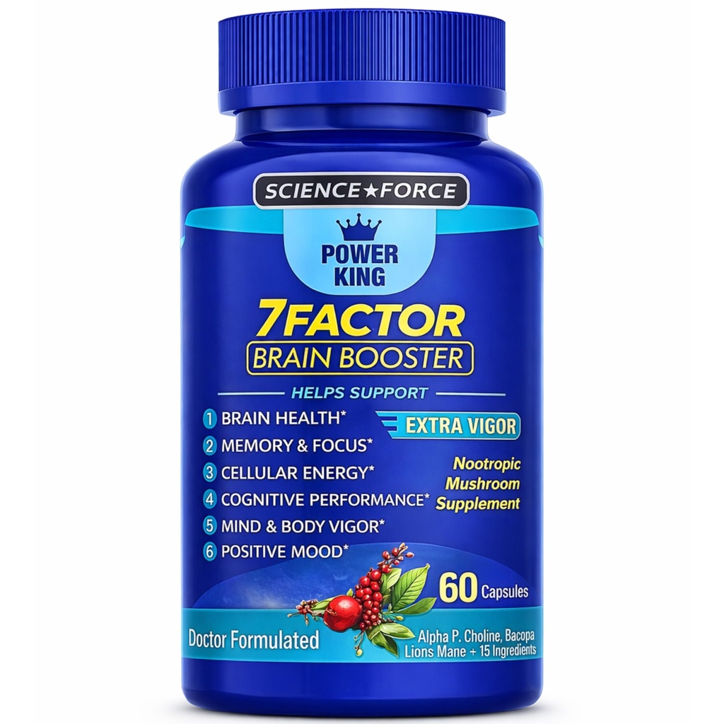 Gehirnergänzungen für Gedächtnis & Fokus - Nootropic Brain Health - Kognitive Leistung, Klarheit, Energie, Mental Vigor, Shilajit - Alpha Cholin, Lion's Mane, Bacopa, 18 Premium-Zutaten