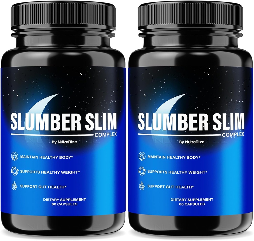(2 Pack) Slumber Slim Weight Loss, Offizielle SlumberSlim Complex Formel, Alle natürlichen Pillen zu unterstützen Fitness und allgemeine Wellness, Premium Keto Kapseln, Slumber Slim Bewertungen (120 Kapseln)