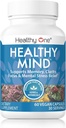 Gesunder Geist - Sicher für Teens - Brain Fog - Kognitive Funktion - Konzentration - Fokus - Neural Optimierung - Stimmung - Ginkgo Biloba - Ginseng - Rhodiola - Bacopa - Gotu Kola - Grüner Tee - 150 Zähler