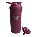 Smartshake DC COMICS Reforcez la bouteille de shaker de protéines en acier inoxydable 900 ml de 30 oz - Vis antidérapante - sans BPA – Unisexe - Non isolé - Wonder Women Logo