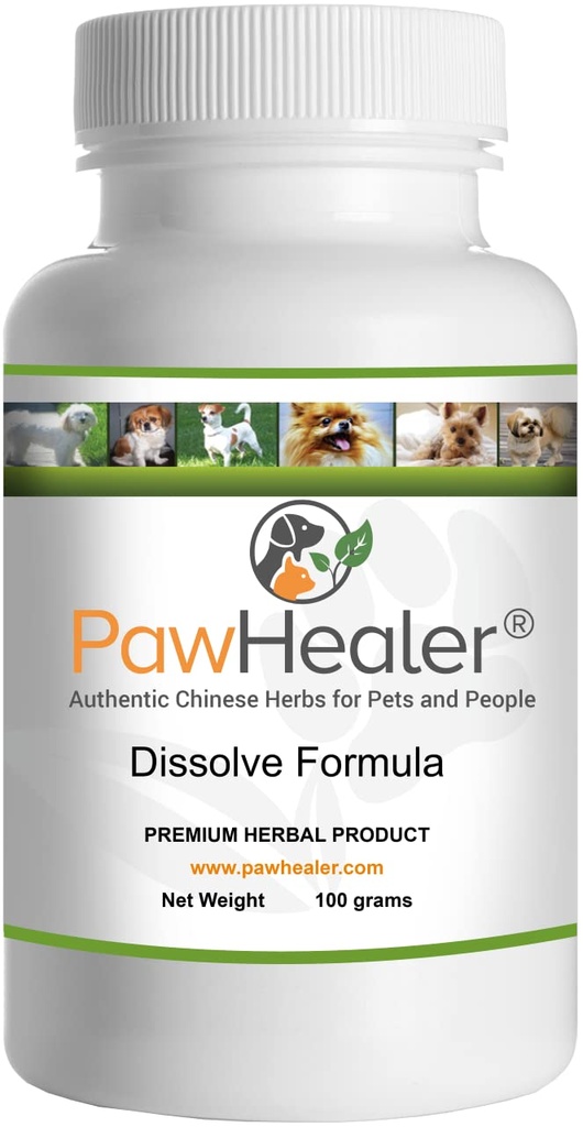 PawHealer® Dissolve Kräuterformel - 100 Gramm Pulver - Remedy for Fatty Lumps & Bumps in Hunde & Haustiere ...
