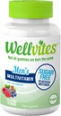 Wellvites Sugar Free Multivitamin Gummies for Men, Vegan and Non-GMO - Vitamin A, B6, and B12, Biotin and Folate, Vitamins for Men, No Artificial Sweeteners, Gluten-Free, 60 Count (30 Day Supply)