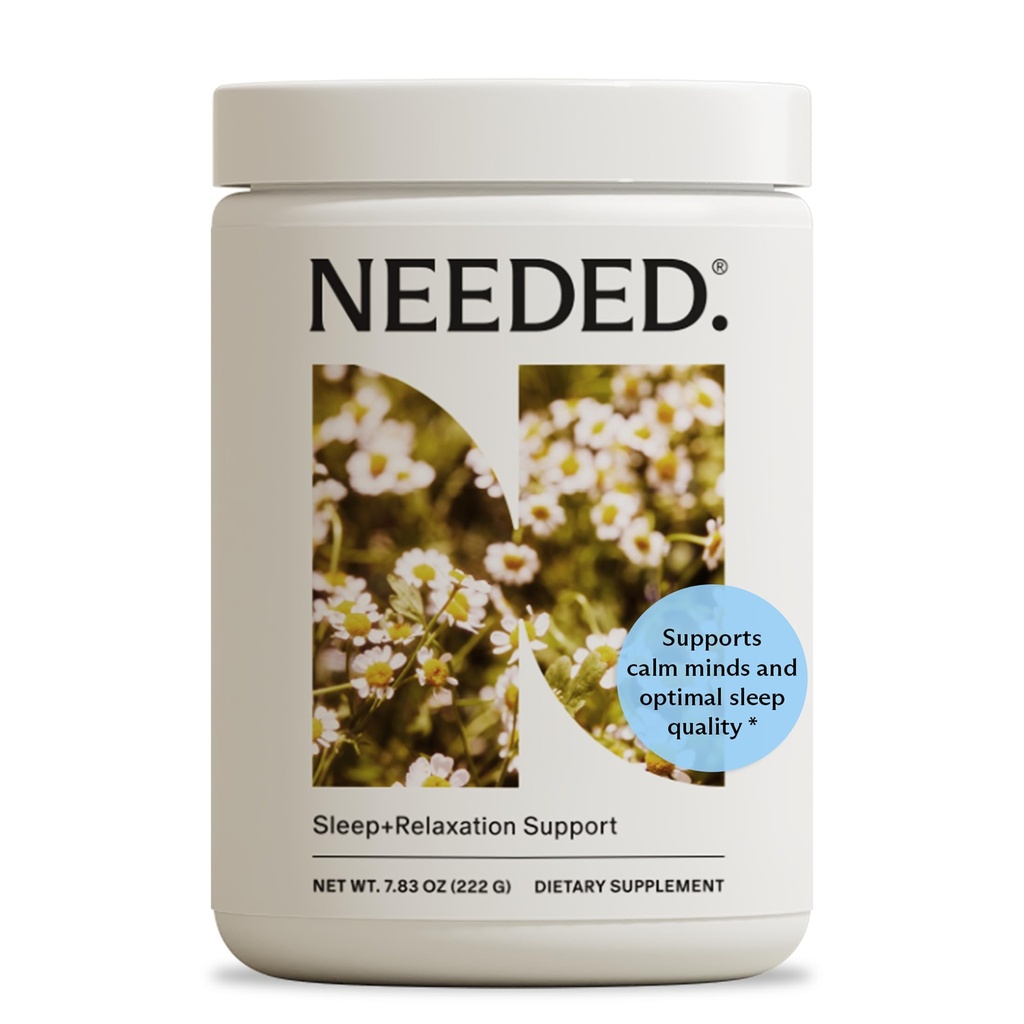 J'avais besoin. Soutien pour le sommeil et la relaxation - Poudre de camomille pour la relaxation et poudre de magnésium pour le sommeil, des nutriments sûrs et efficaces et mélange botanique pour un supplément de sommeil calme - 30 jours d'approvisionnement