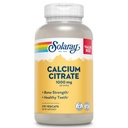 Solaray Citrate de calcium 1000mg - supplément calcium chélaté - soutient la force osseuse et les dents saines - facile à digérer - garantie de 60 jours, végétalien - 68 portions, 275 VegCaps