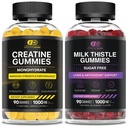 Gommies monohydratées de créatine NUTRA EFFECTIF 90ct et sans sucre