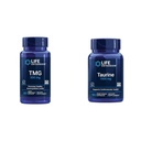 Lebensverlängerung TMG 500 mg und Taurine 1000 mg Supplement Bundle - 60 flüssige vegetarische Kapseln und 90 vegetarische Kapseln