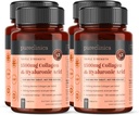 pureclinica Triple Strength Marine Collagen & Hyaluronsäure – 1500mg pro Tablet | 720 Tabletten (4 Flaschen von 180) | Unterstützt Haut, Gelenke & Hydration