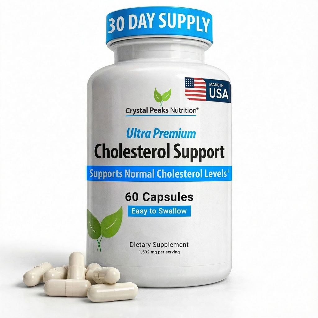 Cholesterin-Ergänzung - All-Natural Zutaten zur Unterstützung normaler Colesterol Levels. Unterstützt optimale Zirkulation. 60 Kapseln