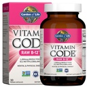 Garten des Lebens Vitamin-Code Raw B-12-30 Kapseln, 1000mcg Ganzes Essen B12 Methylcobalamin für Energie, Vegan Methylcobalamin Vitamin Plus Probiotics und Enzyme, Glutenfreie Ergänzungen