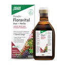 Floradix Floravital Liquid Iron & Vitamin Formula - Flüssige Eisenergänzung mit C & B Vitamine & Kräuter für Energieunterstützung - Vegan, Glutenfrei, Yeast-Free & Non-GMO - 8,5 Fl Oz