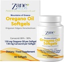 130 mg Carvacrol - 150 mg Origan Oil par Softgel. Meilleure concentration mondiale Origan Oil Capsule. Huile d'Origan Zane Hellas. Softgel contient 30% huile essentielle grecque d'Origan. 120 Softgels.