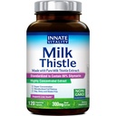 Innate Vitality Organic Milk Thistle Supplement, 300mg Extrakt, 80% Silymarin Flavonoids, Liver Health, Detox & Cleansing, Made in USA, Non-GMO, 120 Veggie Kapseln