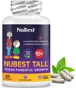 NuBest Tall 10+ Premium Knochenstärke Formel, verbesserte Immunität und allgemeine Gesundheit für Alter 10+ mit Kalzium, Vitamin D3, Vitamin K2 und Multivitaminen | 60 Kapseln | 1 Monat Versorgung