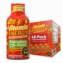 Vitamin Energy Focus+ Extra Strength Energy Shot Tropical Infusion 48 Pack, 260mg Natural Caffeine, B-Vitamine, CoQ10, Aminosäuren, Fokus, Produktivität & Clarity, Zero Sugar, Glutenfrei, 1,93 fl oz