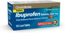 GoodSense 200 mg Ibuprofen Tabletten, Fever Reducer und Schmerzlinderung von Body Aches, Kopfschmerzen, Arthritis Schmerzen und mehr, 100 Zähler