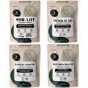 Poudres de jungle Poudres à base de plantes - Poudre de Shilajit, Poudre de Tongkat Ali pour hommes, Poudre d'extrait de fourmi noire, Supplément de Fadogia Agresti pour hommes