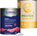 Gnarly Nutrition Golden Milk Vegan Protein Pulver BCAAs Berry Lemonade (10.58oz)