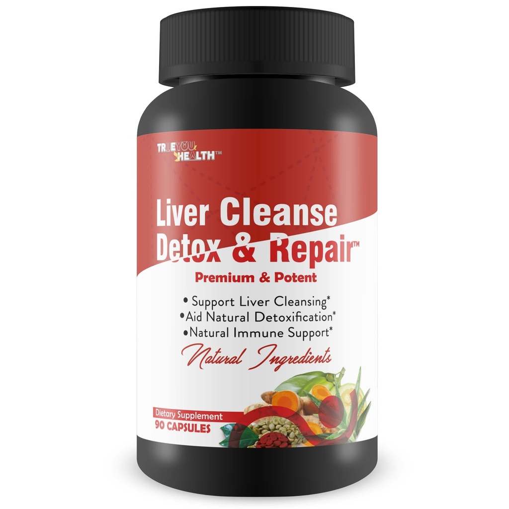 Nettoyage du foie et réparation - Nettoyage du foie, du rein et du colon - Supplément de soutien du foie à base de plantes avec racine de dandelion, aloe, curcuma, ginger - Promouvoir naturellement la santé du foie