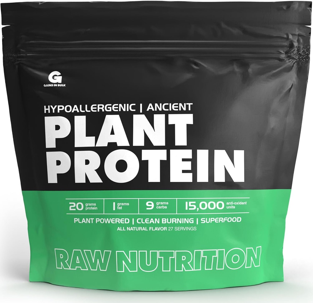 Gewinne in Bulk, GIB Raw, Plant Powered Protein, Vegan Protein, 2.6 lbs
