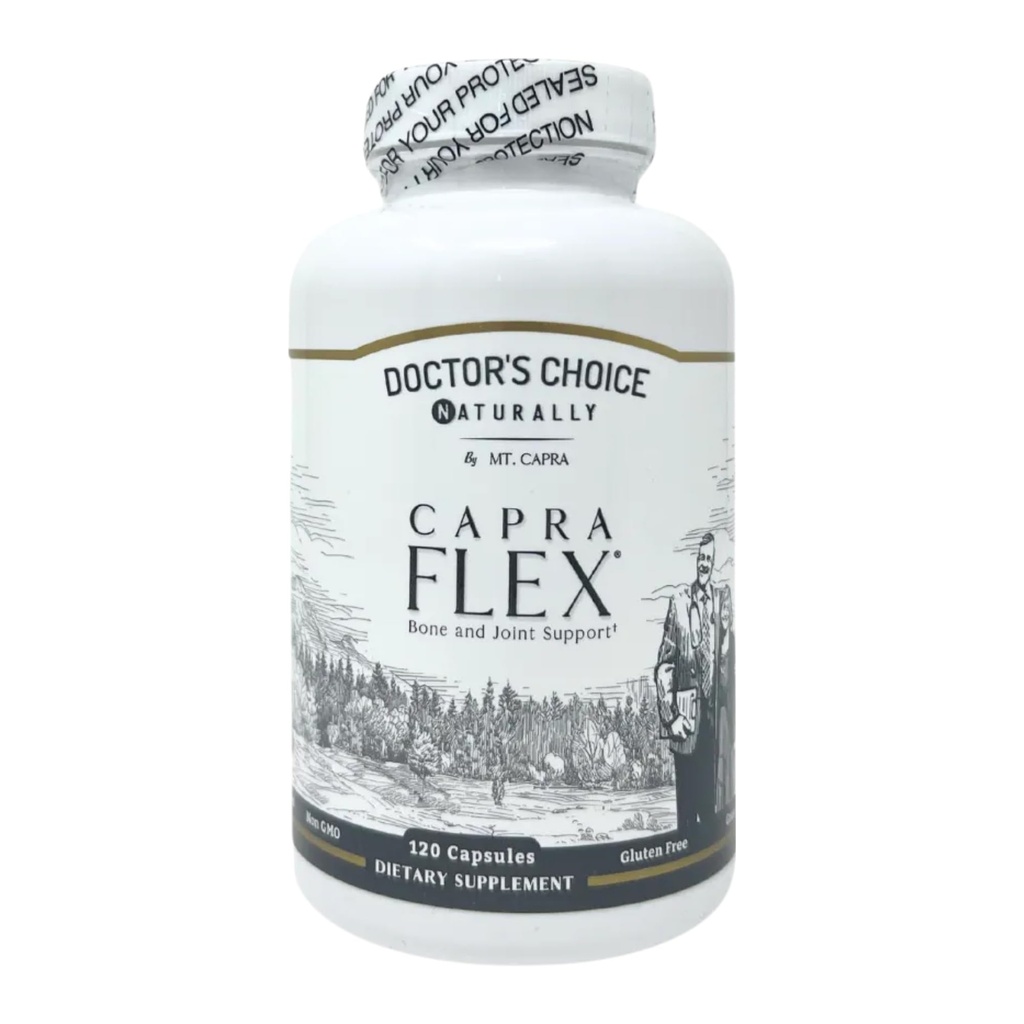 CapraFlex von Mt. Capra | Knochen und Joint Support Supplement mit Chicken Collagen, Hyaluronsäure, Turmeric und Kräuter für Joint Vitality | 30 Servis - 120 Kapseln