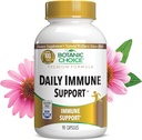 Soutien immunitaire quotidien Botanic Choice - avec vitamine C, sureau et zinc pour adultes - 90 capsules