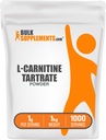 BulkSupplements.com L-Carnitin Tartratpulver - Aminosäurepulver, Carnitinergänzung - Unflavored & Glutenfrei, 1g pro Servierung, 1kg (2.2 lbs) (Pack von 1)