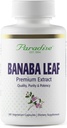 Paradise Herbs, Banaba Blatt, 12:1 Konzentrierter Extrakt, 250 mg, Vegan, Glutenfrei, Non-GMO, 180 Kapseln