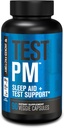 Jacked Factory Test PM Testosteron Booster & Schlafhilfe Ergänzung für Männer, fördern Erholung, Muskelwachstum, 90 natürliche Veggie Pillen - 60 Count (Pack von 1)
