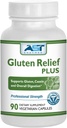 Gluten Relief Plus – 90 Capsules Végétariennes - Gluten Digestion Support – Formule Enzymatique Digestive Naturelle Premium - Contient Complexe Enzymatique DPP-IV – Enzymes AST
