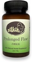 Silkie Prolonged Flow Supplement - Hormonal Balance Unterstützung, Verringert & Regulate Menstrual Cycle, Hot Flashes & Nacht Sweats Relief, 300 Count