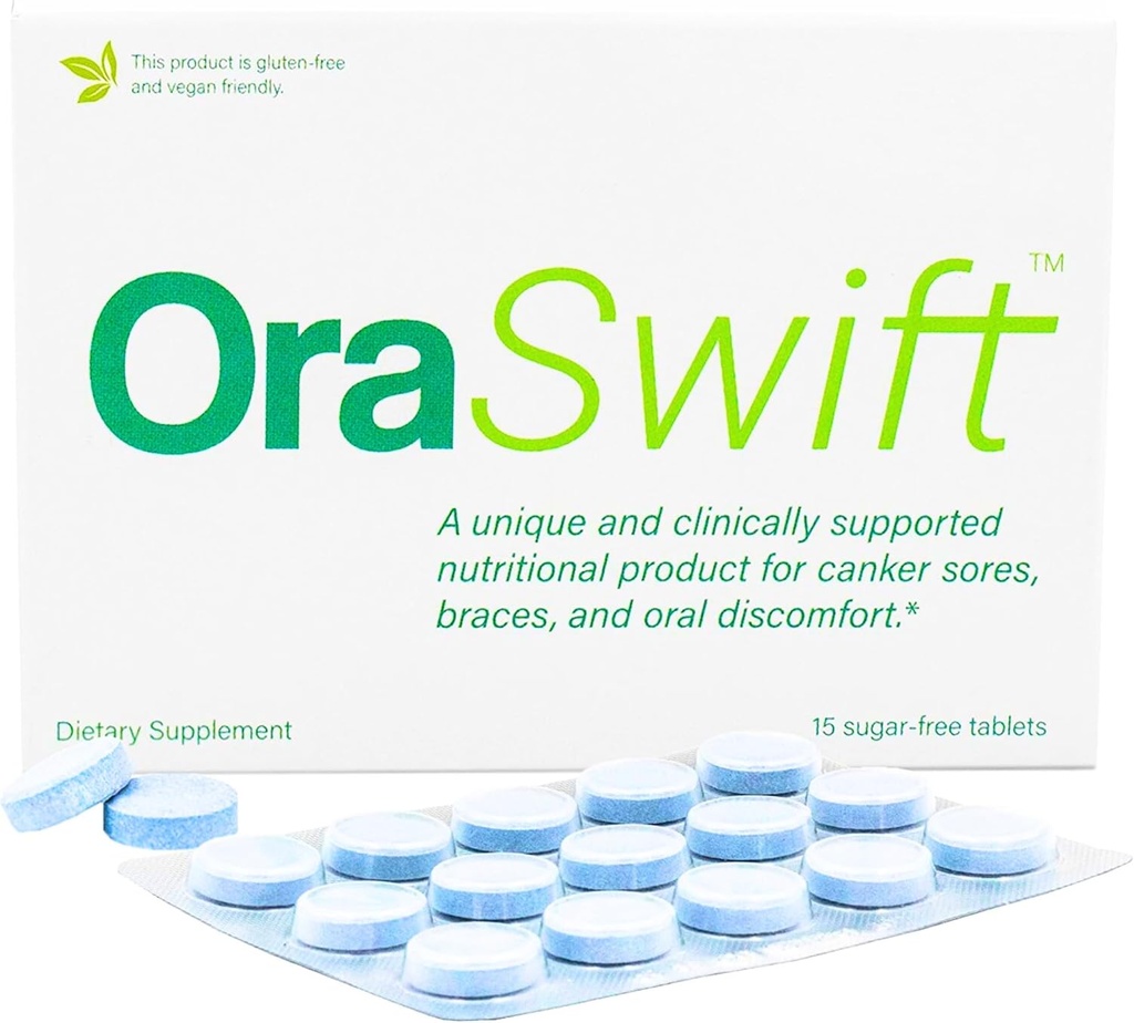 All Natural Canker Sore Medicine and Mouth Sores Relief | Effective for Ulcers, Cold Sores, Dry Mouth, Stomatitis, Gingivitis | Unterstützt schnelle Heilung von Mucosal Lining im Mund