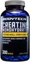 BODYTECH Creatine Monohydrat Kapseln ein Micronized eine unterstützt Muskelkraft, Masse und Endurance (300 Kapseln)