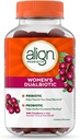 Align Women's Health, Prebiotic + Probiotic, with Cranberry for Feminine Health, Help Nourish & Add Good Bacteria for Digestive Health, 50 Gummies