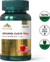 Premium Ubiquinol CoQ10 + BioPerine (100mg) | Antioxidans für Herzgesundheit (1 Flasche-60 Softgels-2mo Versorgung) | Hohe Absorption Herz & Gefäß Vitamine | Nicht-GMO & Glutenfrei