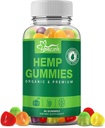 Extrait d'huile de chanvre naturel biologique Gummy sans gluten